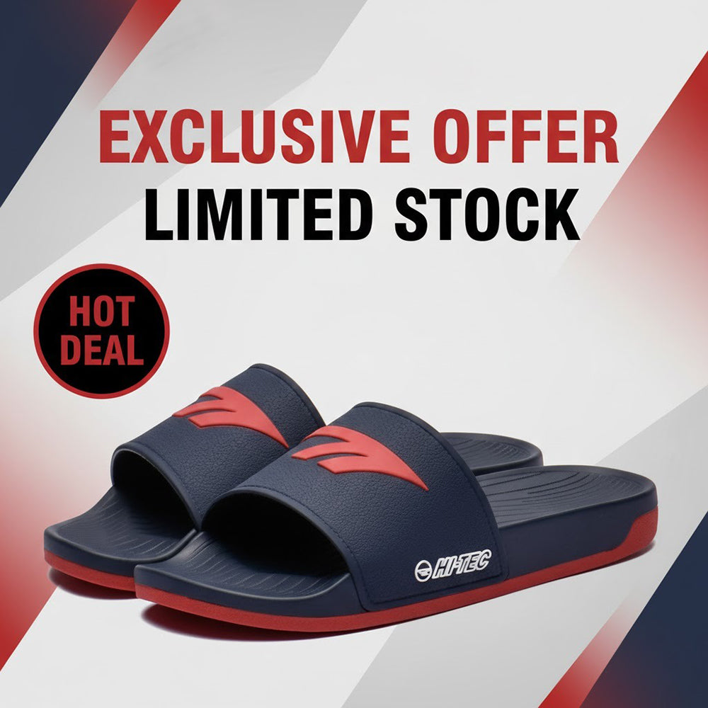 HI TEC CORE SLIDE NAVY FLAME SCARLET