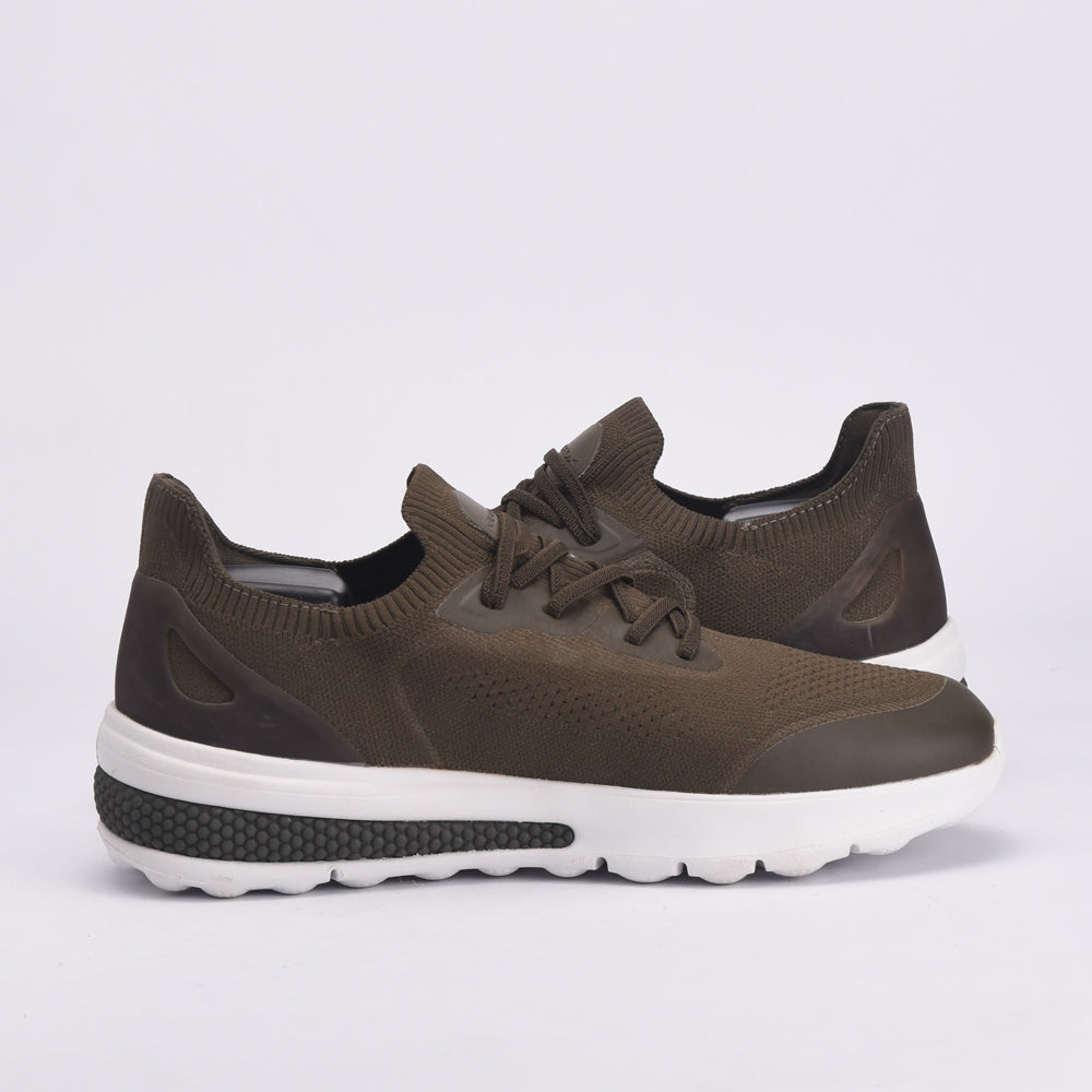 BASKET GEOX U SPHERICA VERT MILITAIRE