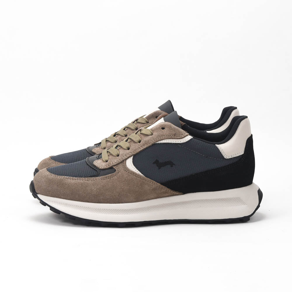 Harmont and Blaine Camoscio Tex Sneakers Homme