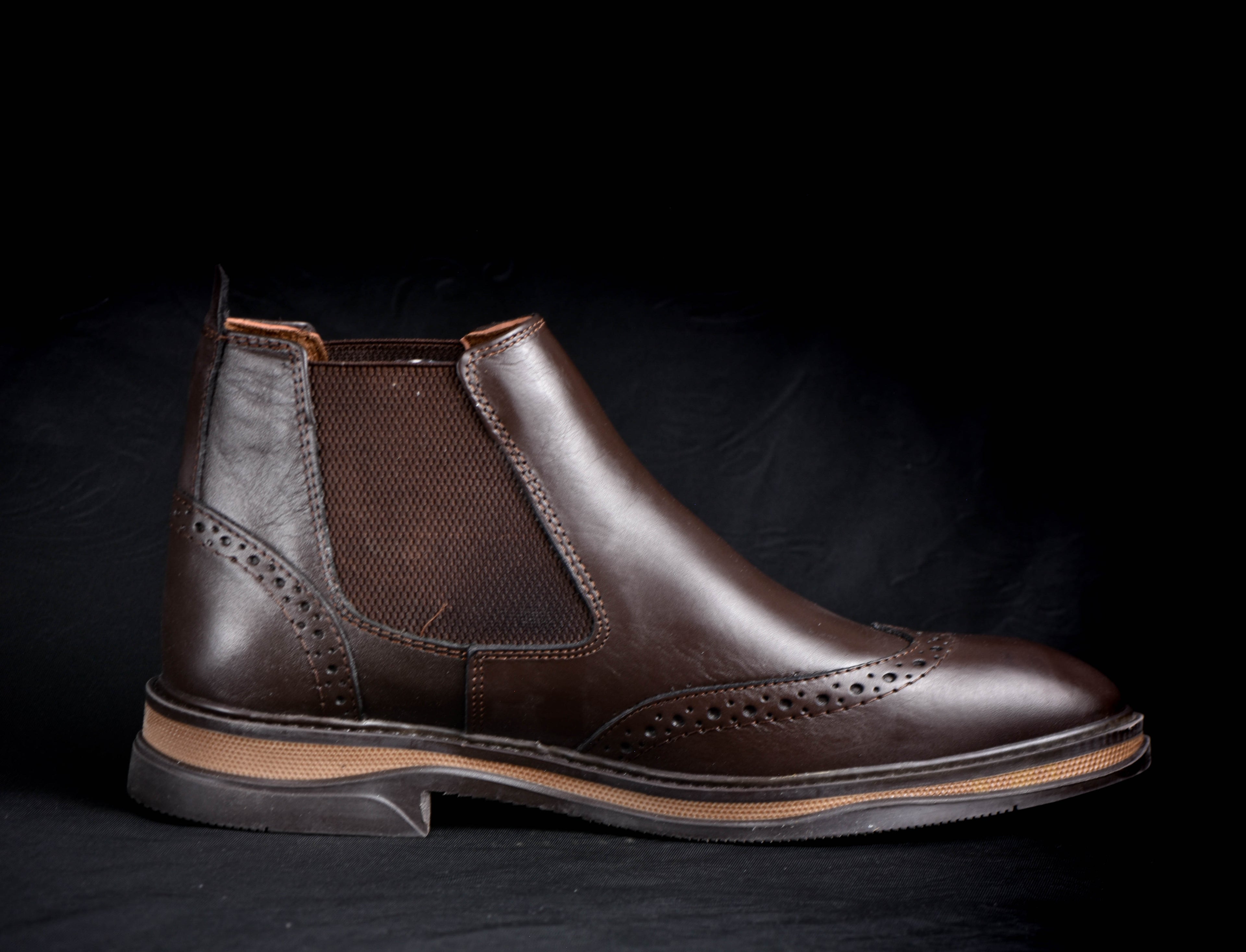 Chelsea boot marron