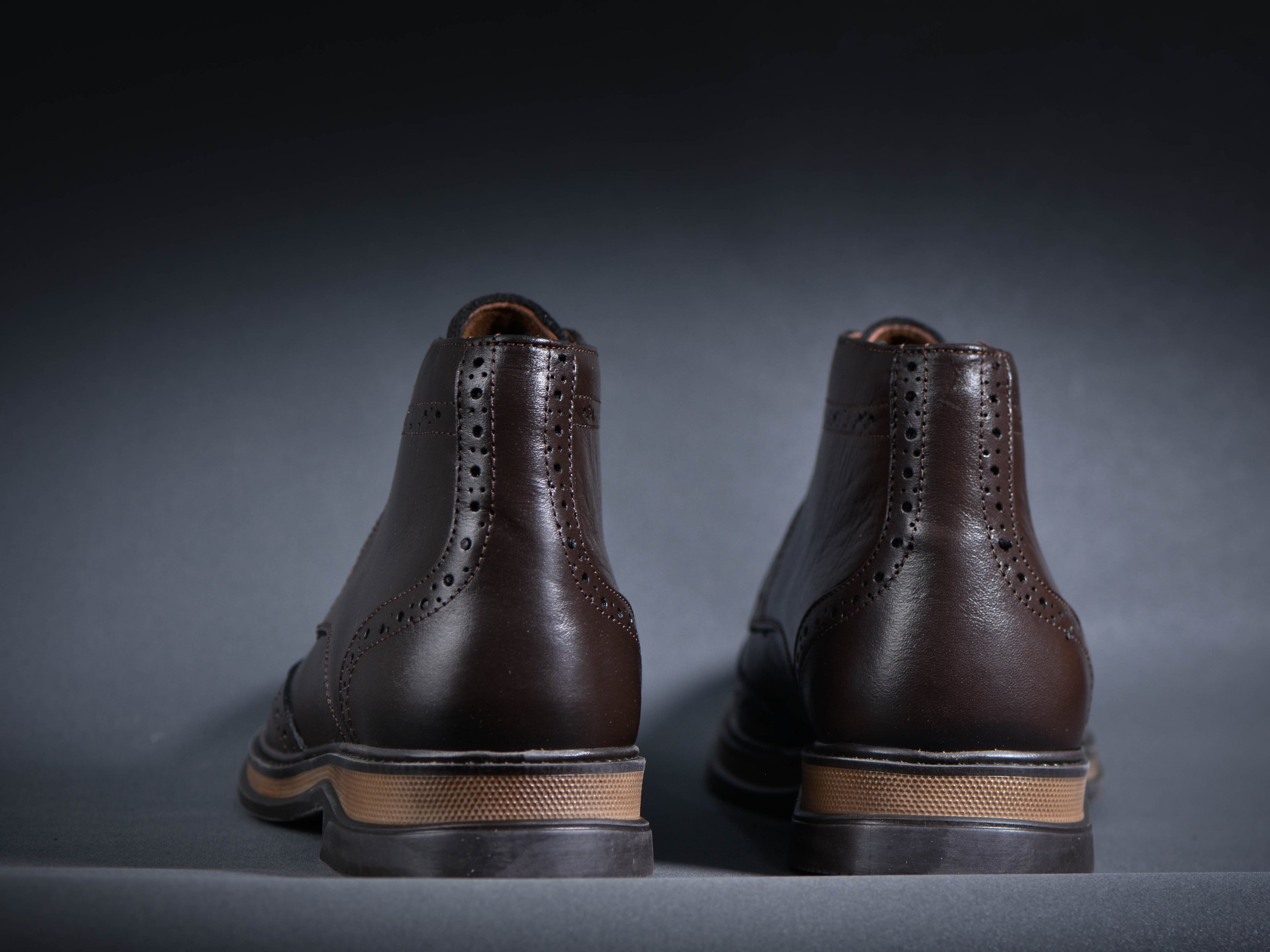 Demi boot tabac