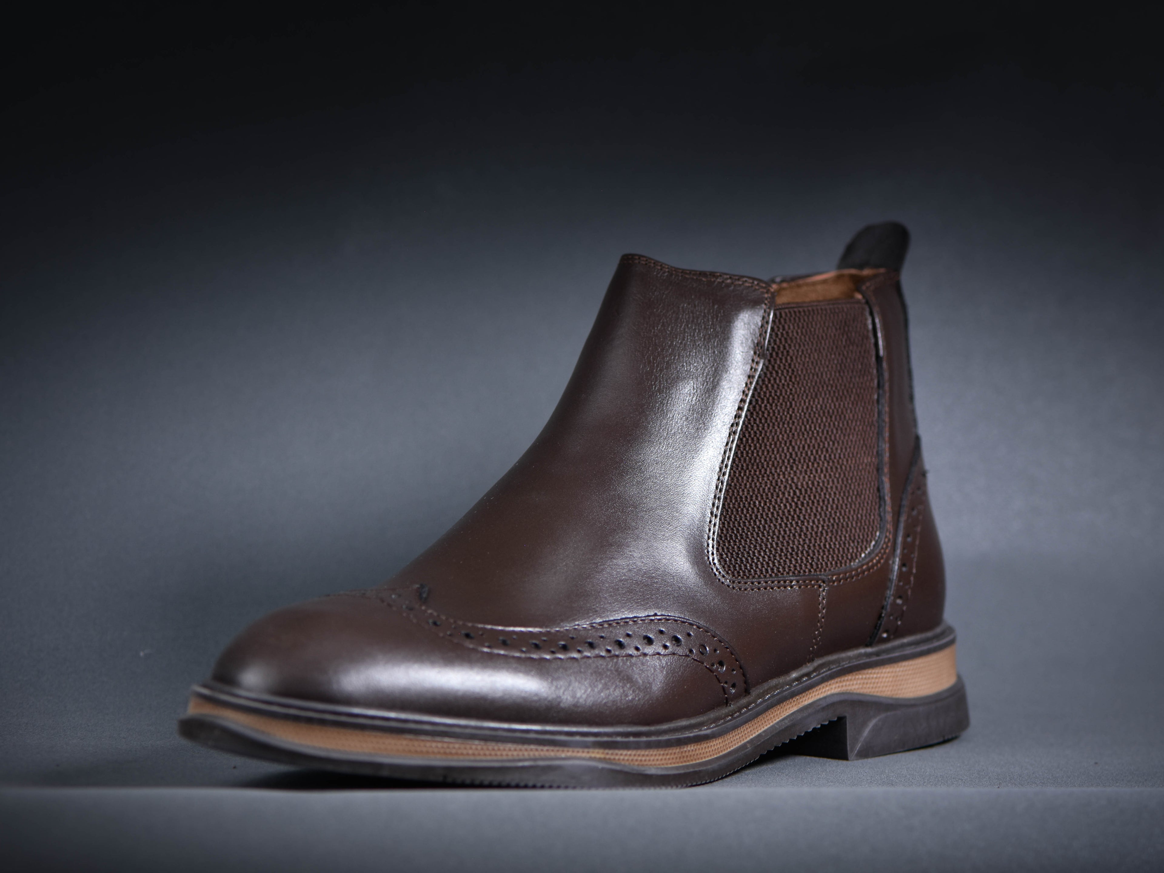 Chelsea boot marron