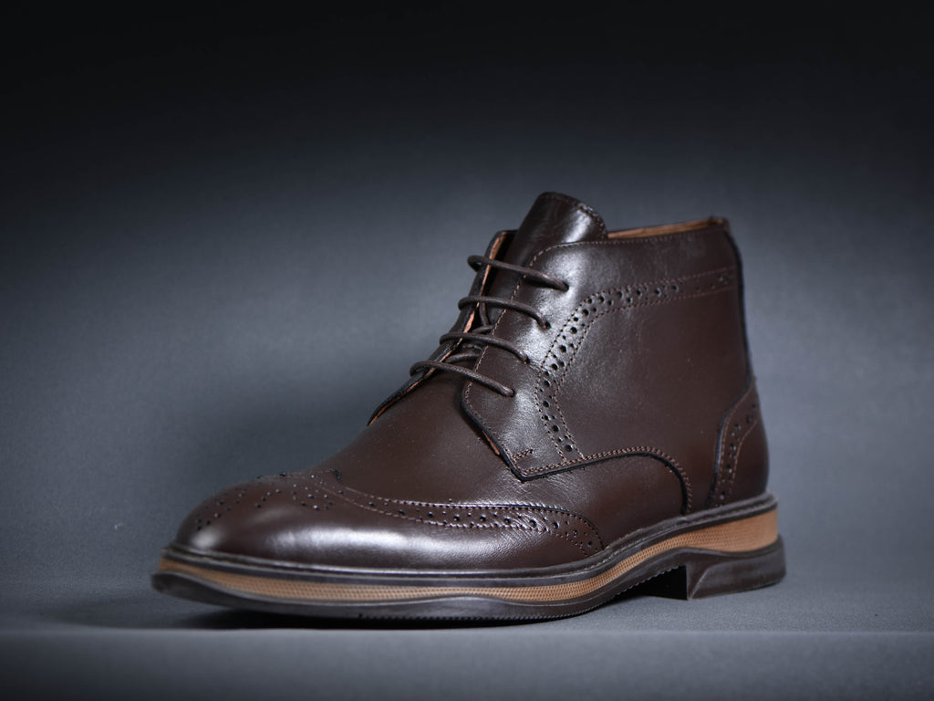 Demi boot tabac