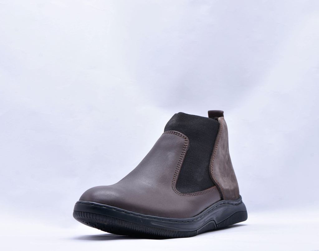 Chelsea boot orthopédique noir