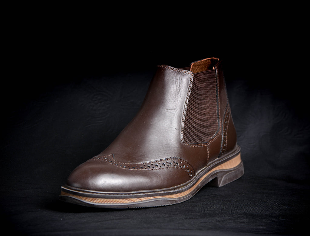 Chelsea boot marron
