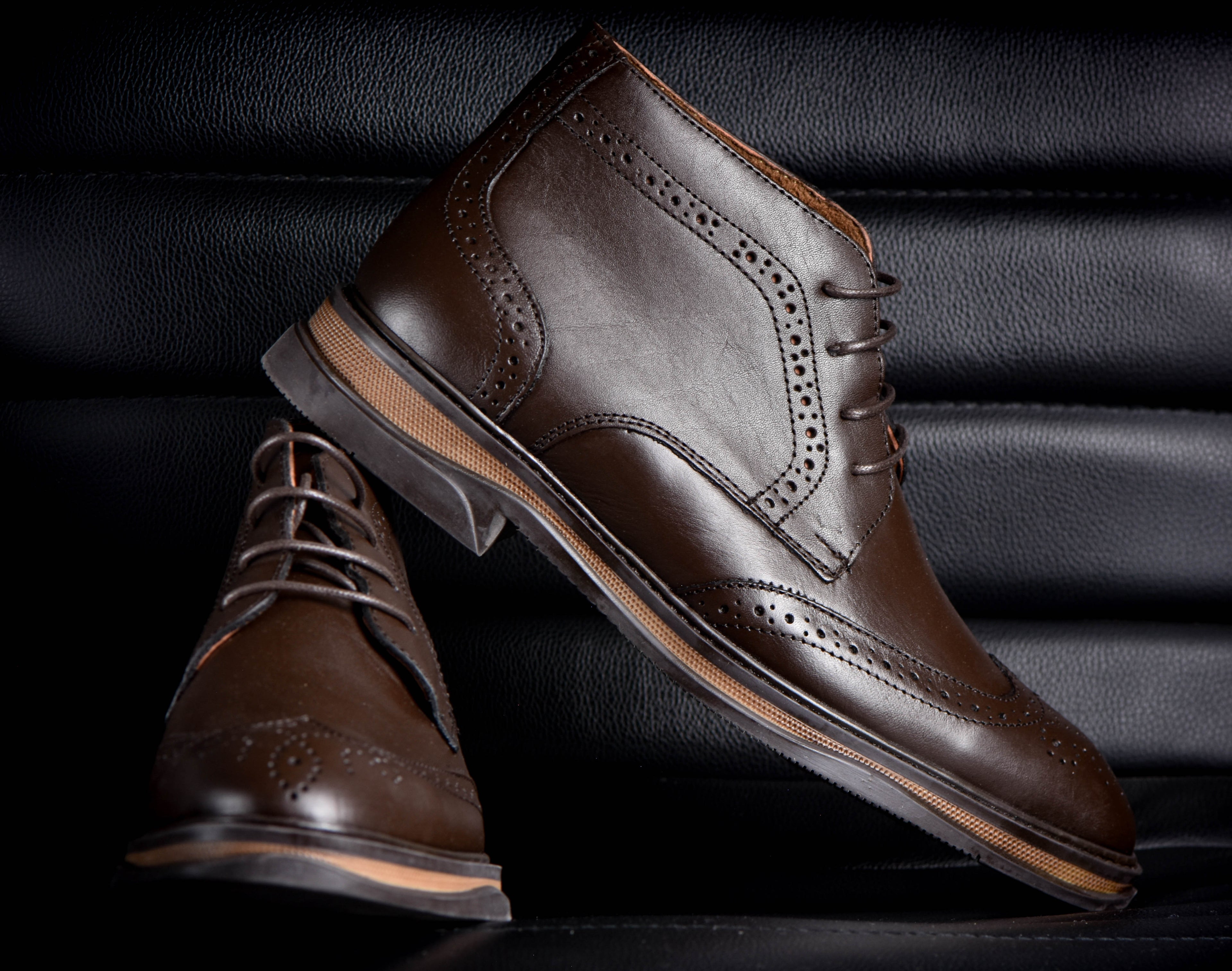 Demi boot tabac