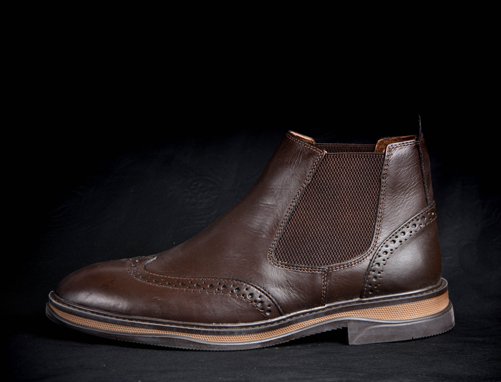 Chelsea boot marron