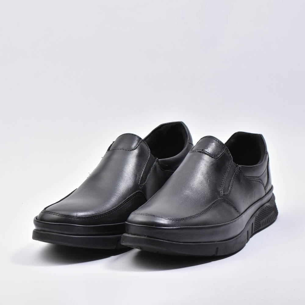 MOCASSINS CUIR NOIR
