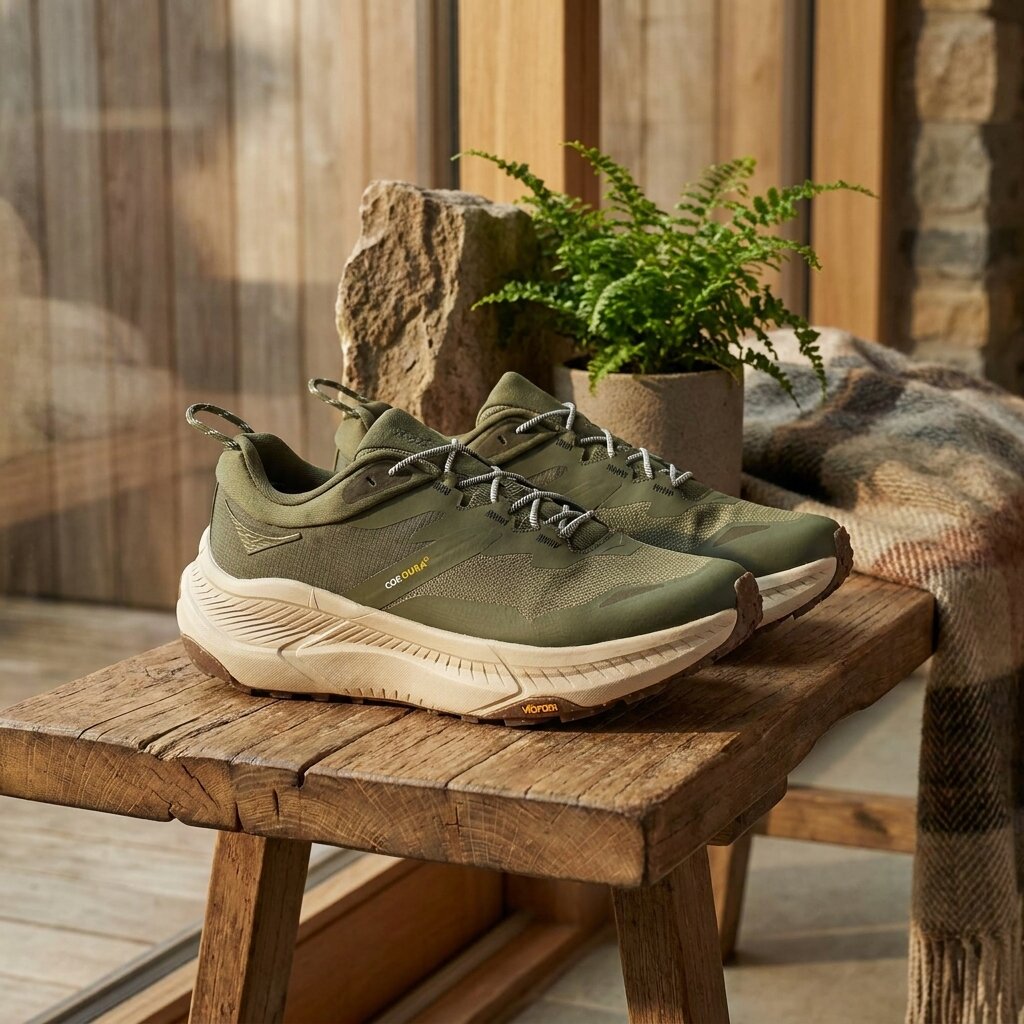 HOKA Transport GORE-TEX Slate Oat Milk Sneakers