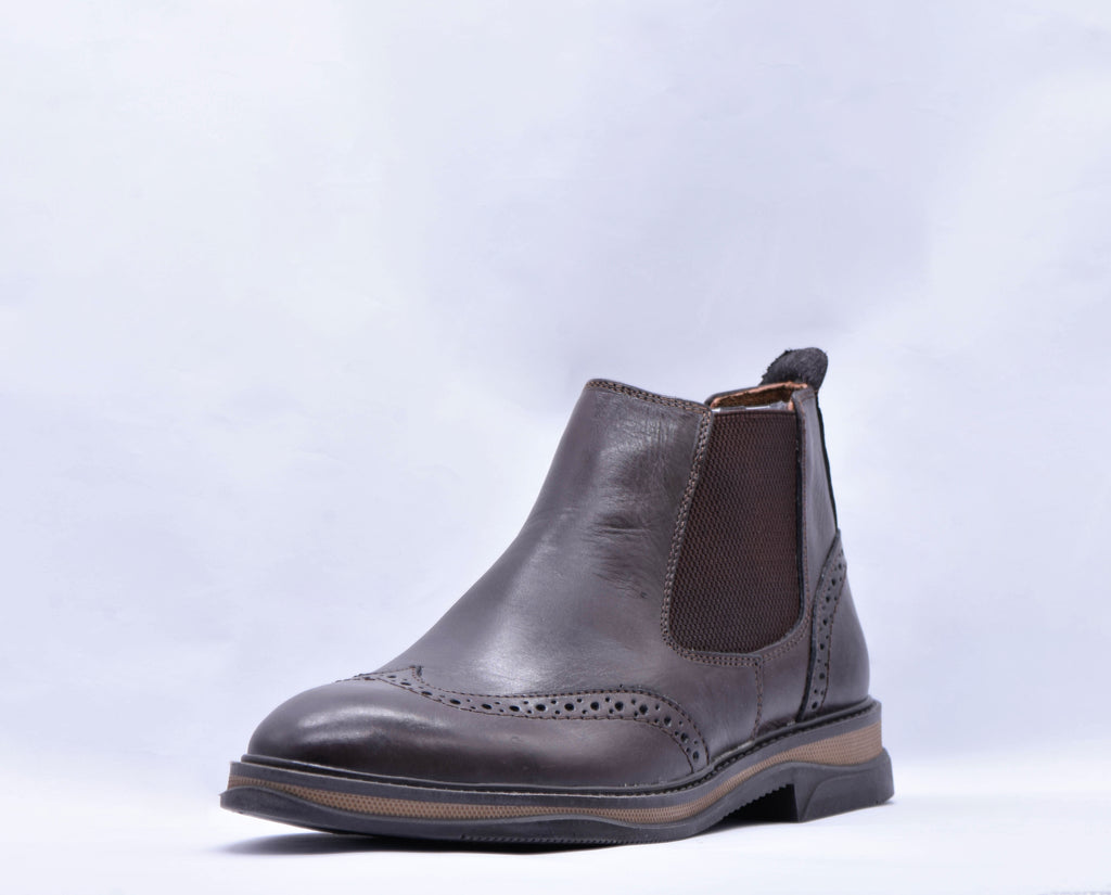 Chelsea boot marron