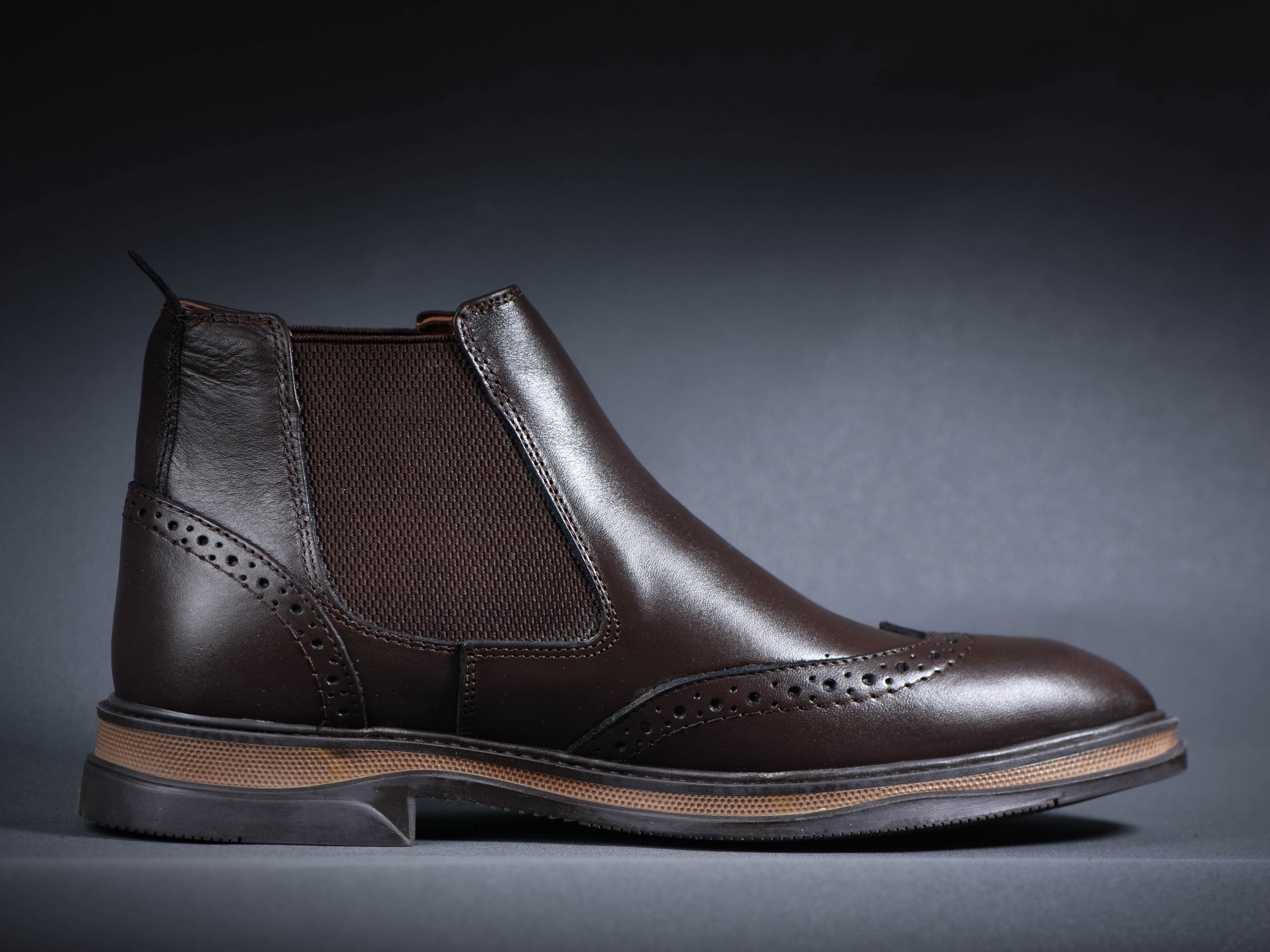 Chelsea boot marron