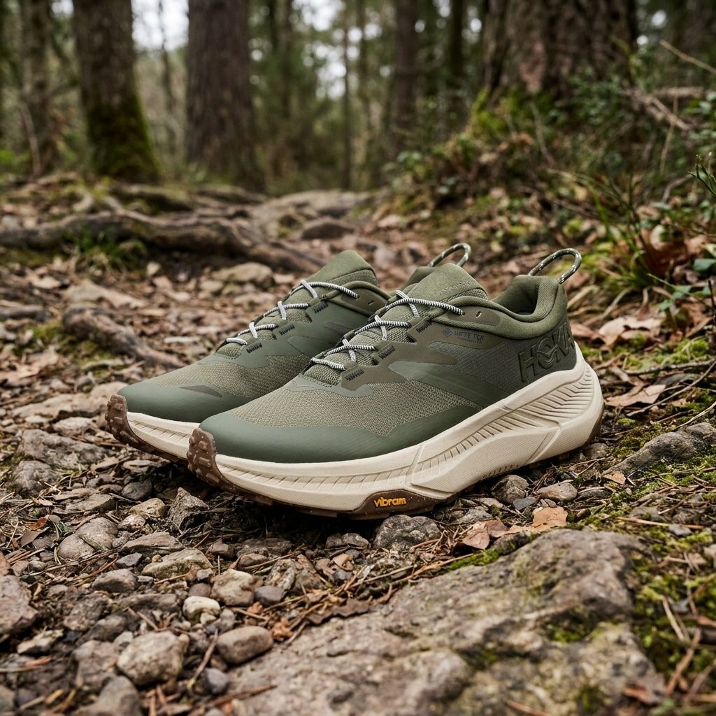 HOKA Transport GORE-TEX Slate Oat Milk Sneakers