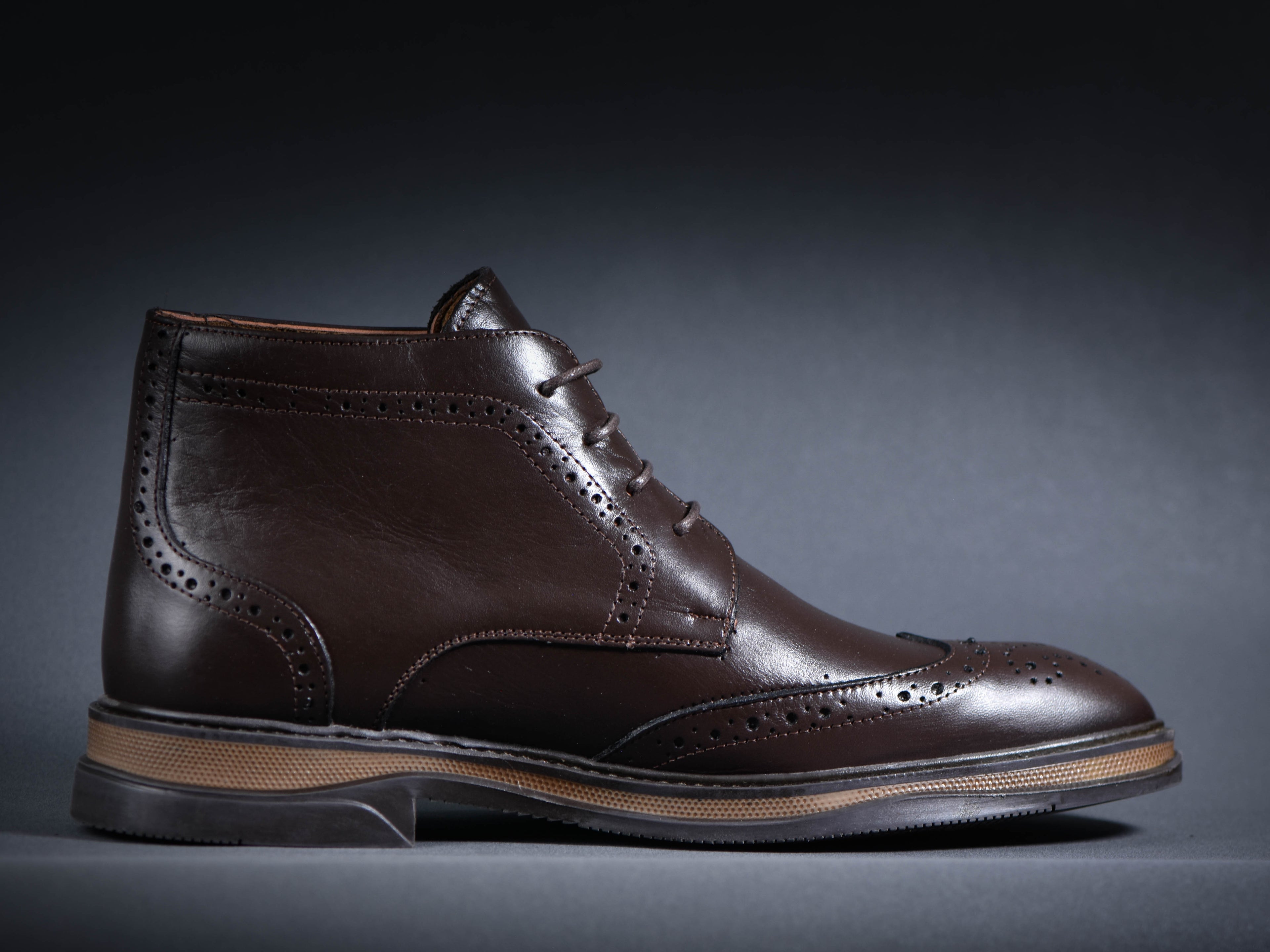 Demi boot tabac