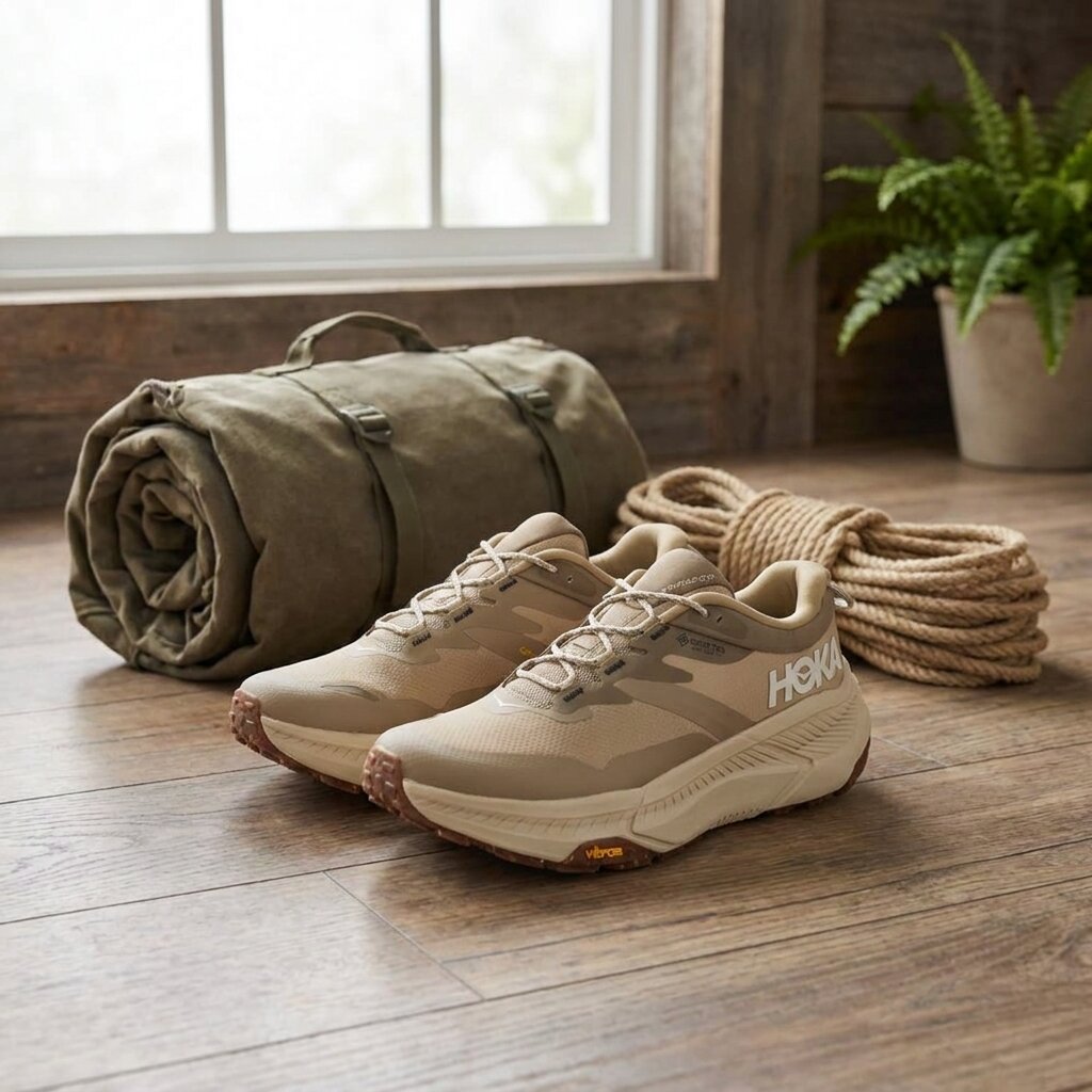 HOKA Transport GORE-TEX Dune Eggnog Sneakers