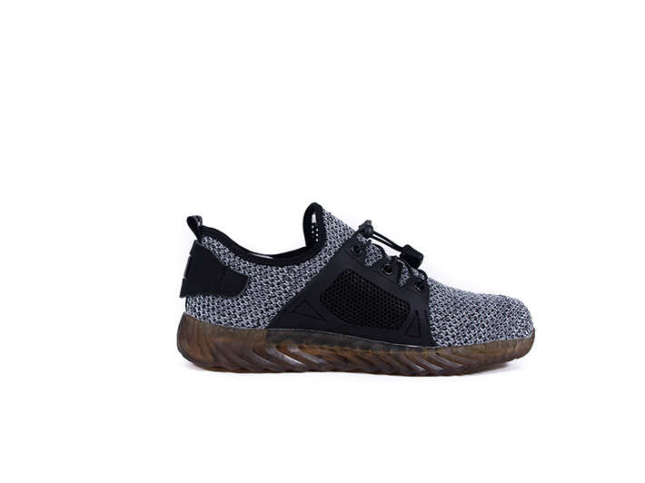 chaussures homme -stripes gris