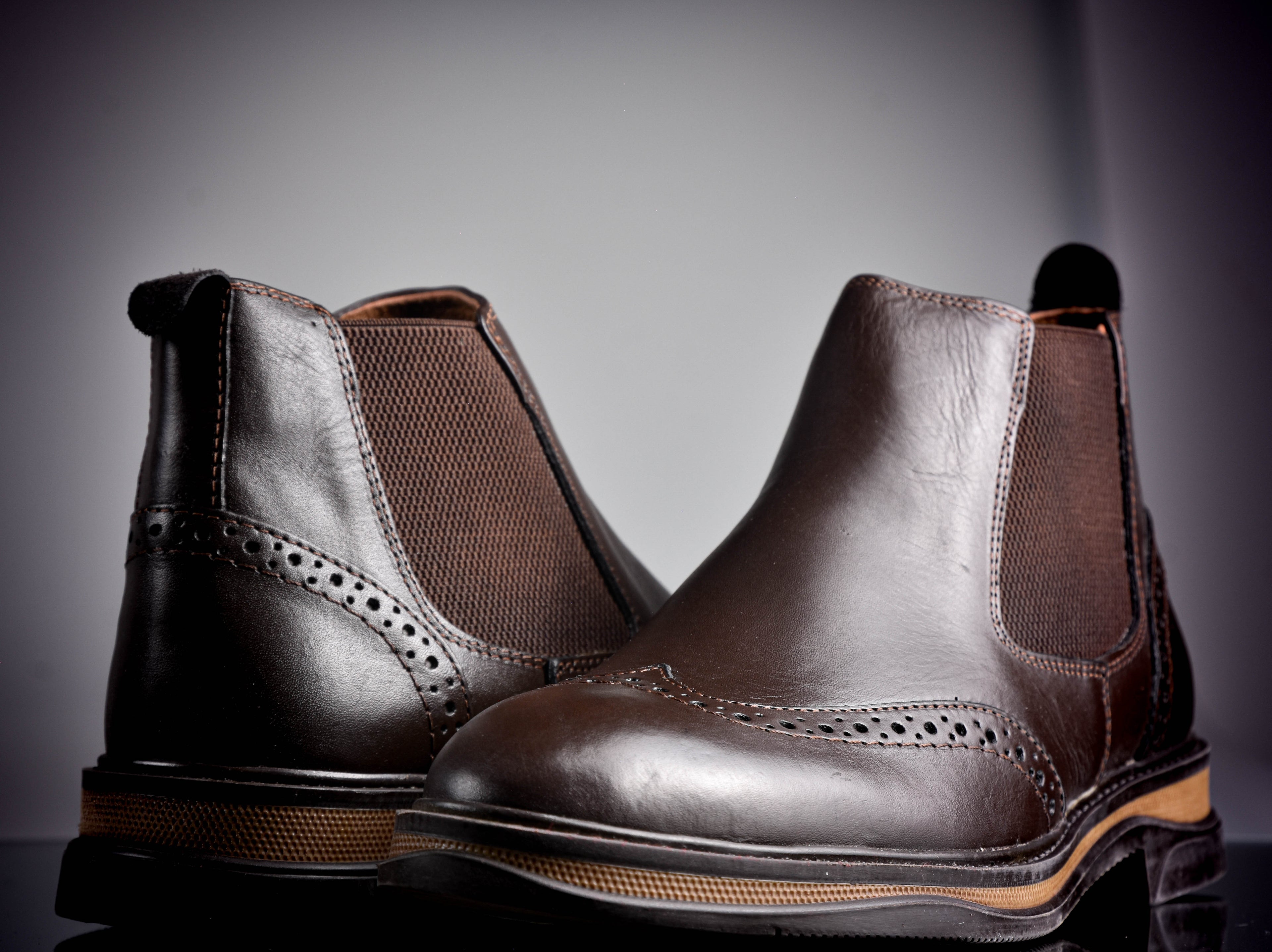 Chelsea boot marron