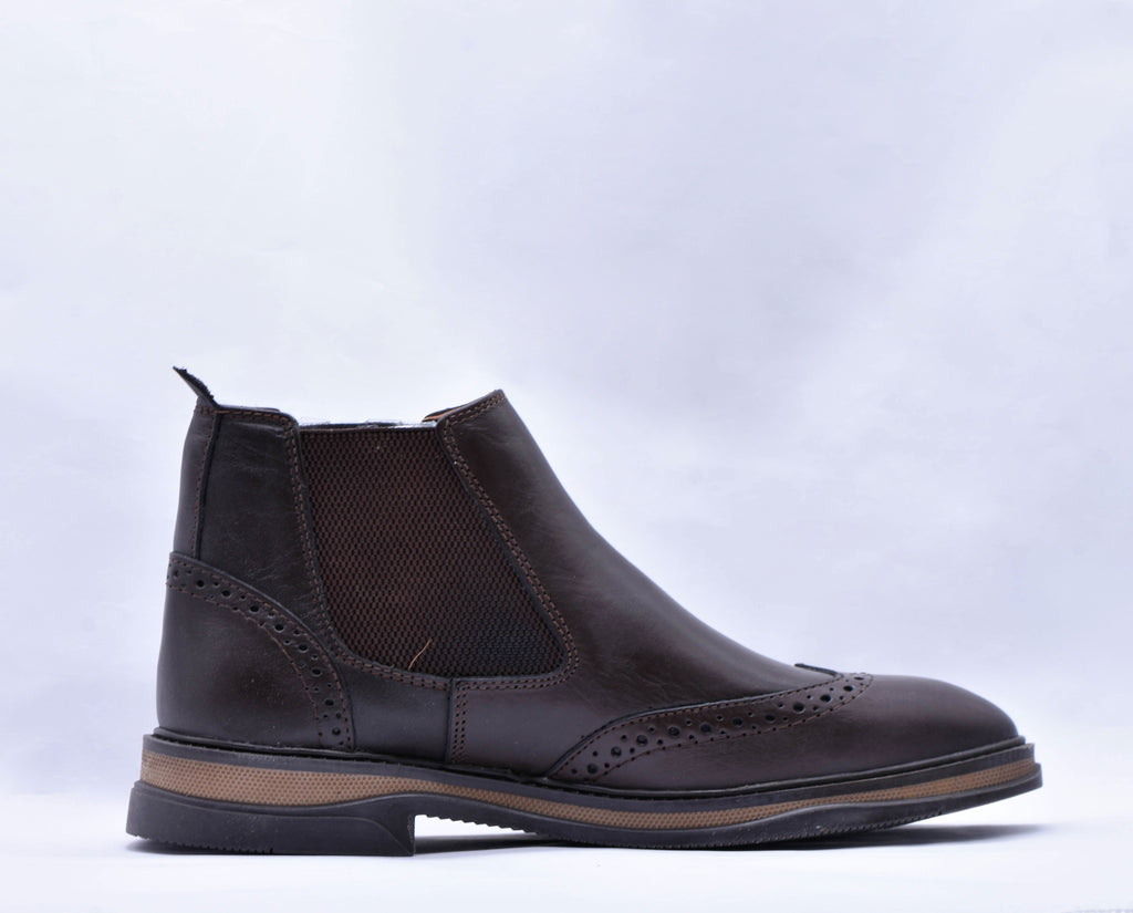 Chelsea boot marron
