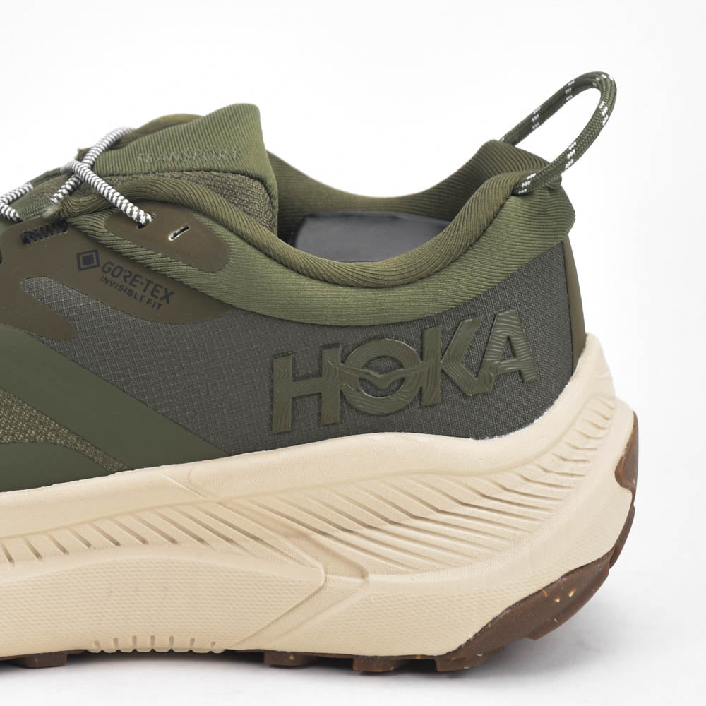HOKA Transport GORE-TEX Slate Oat Milk Sneakers