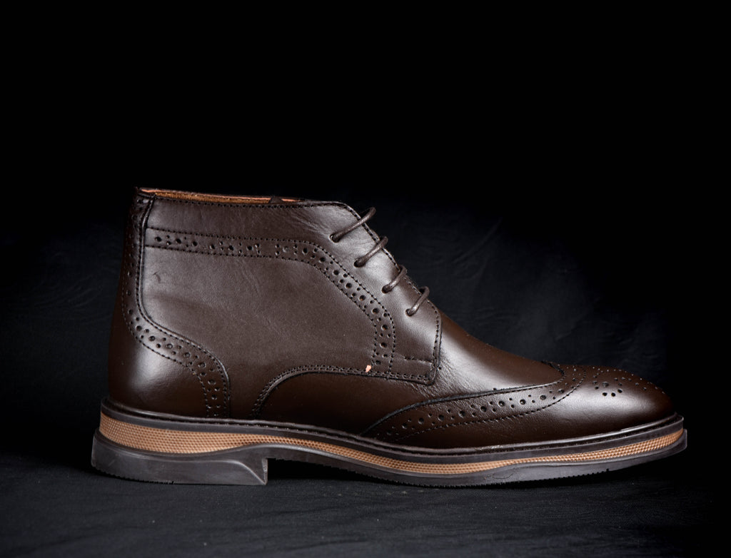 Demi boot tabac