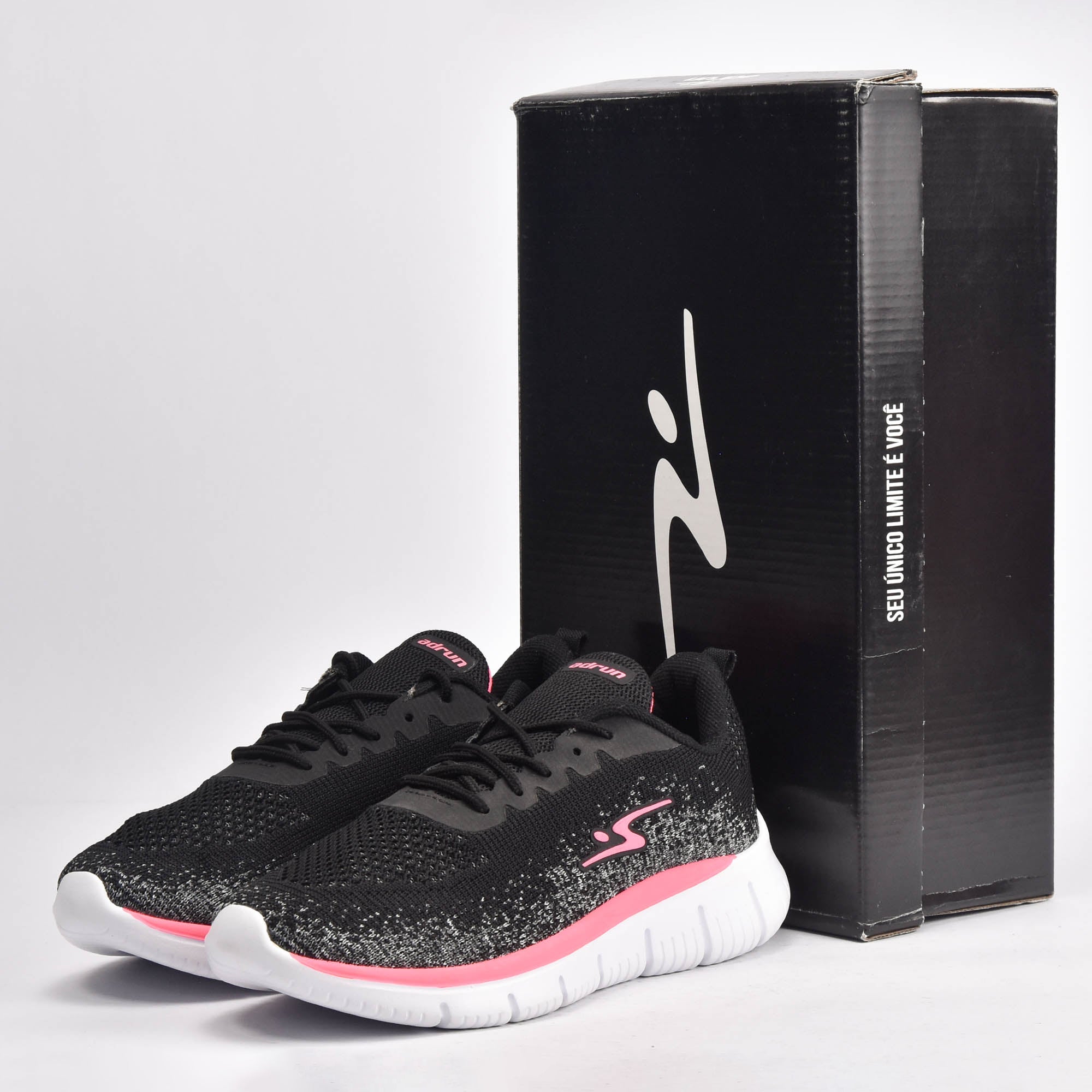FLEX MOOVE PRETO/CINZA/ROSA CHOQUE