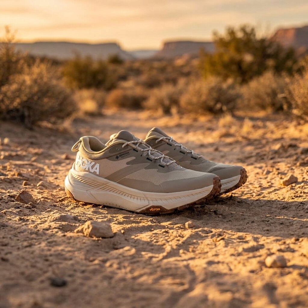 HOKA Transport GORE-TEX Dune Eggnog Sneakers