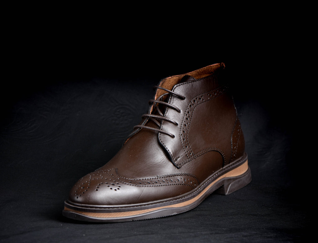 Demi boot tabac