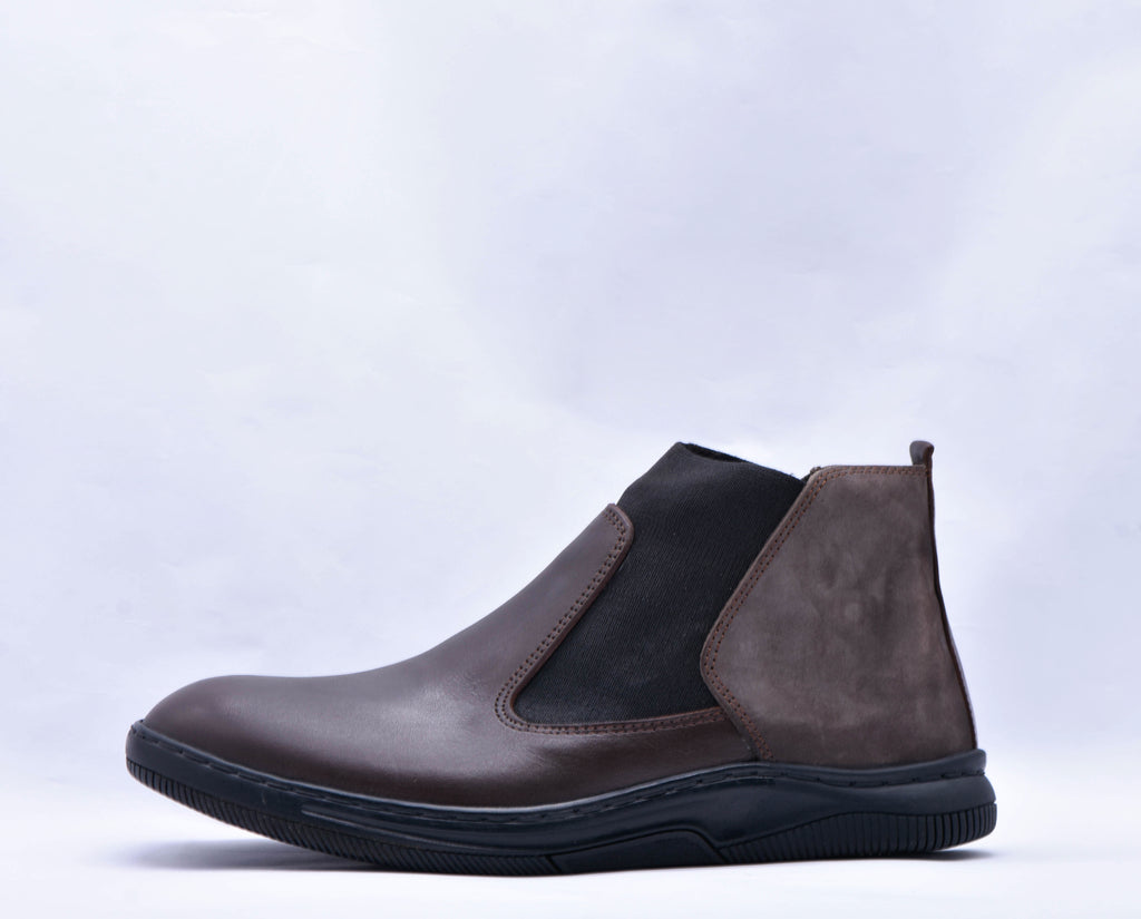 Chelsea boot orthopédique noir