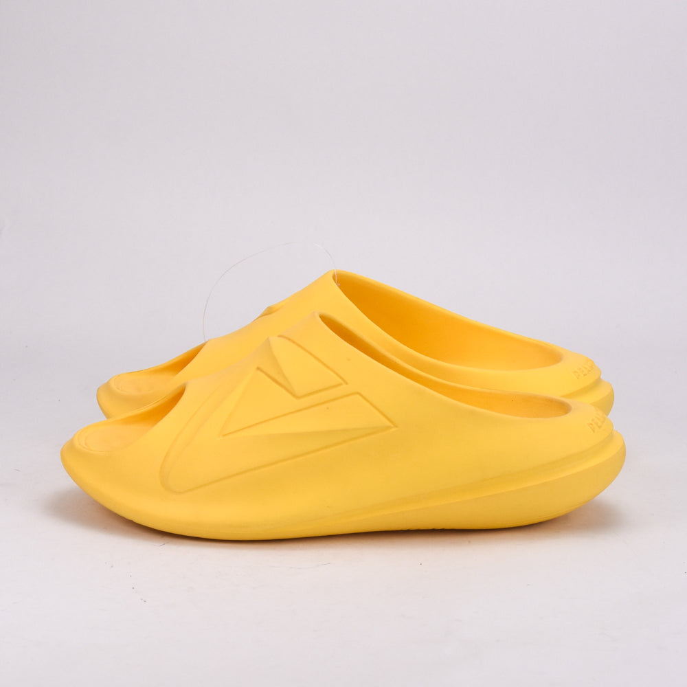 CLAQUETTE PEAK SLIPPERS CHUBBY MUSTARD YELLOW