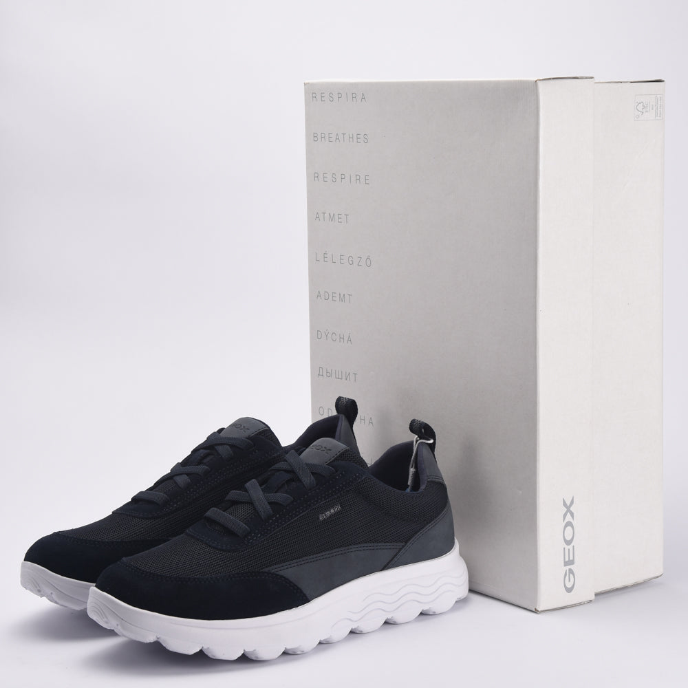 GEOX U SPHERICA A - MESH SUEDE