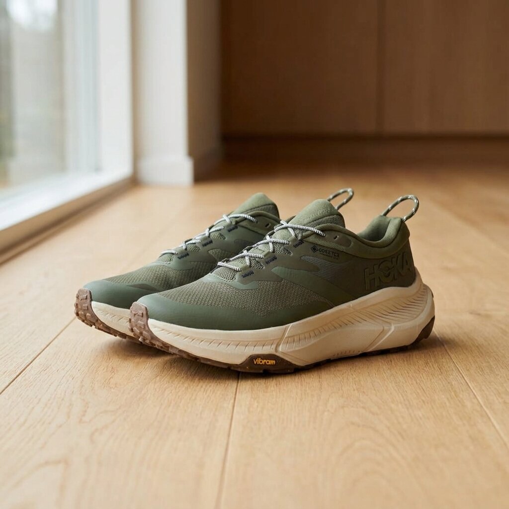 HOKA Transport GORE-TEX Slate Oat Milk Sneakers
