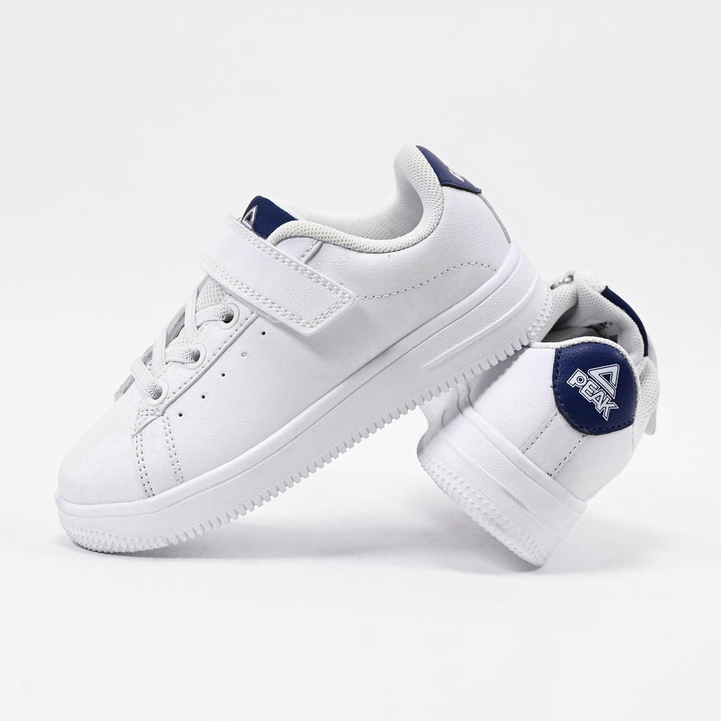 Peak Kids Casual Shoes White Navy