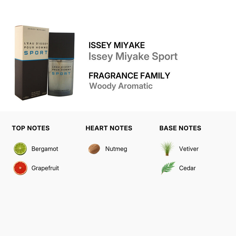 Issey Miyake L\'Eau d\'Issey Pour Homme Sport Eau de Toilette 100 ml