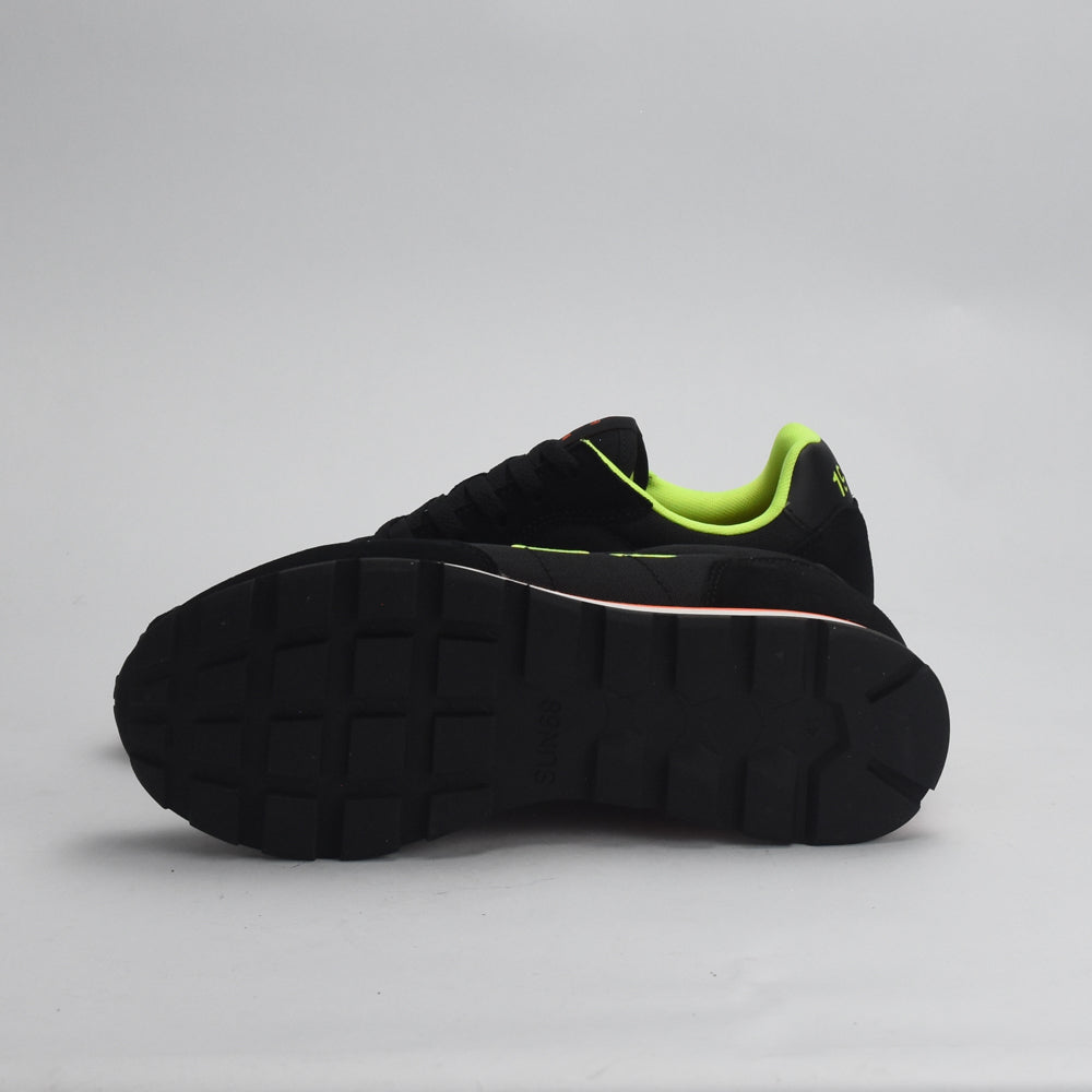BASKET SUN68 TOM FLUO 11 NERO