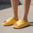 CLAQUETTE PEAK SLIPPERS CHUBBY MUSTARD YELLOW