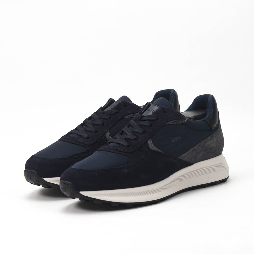 Harmont and Blaine Camoscio Tex Sneakers Homme