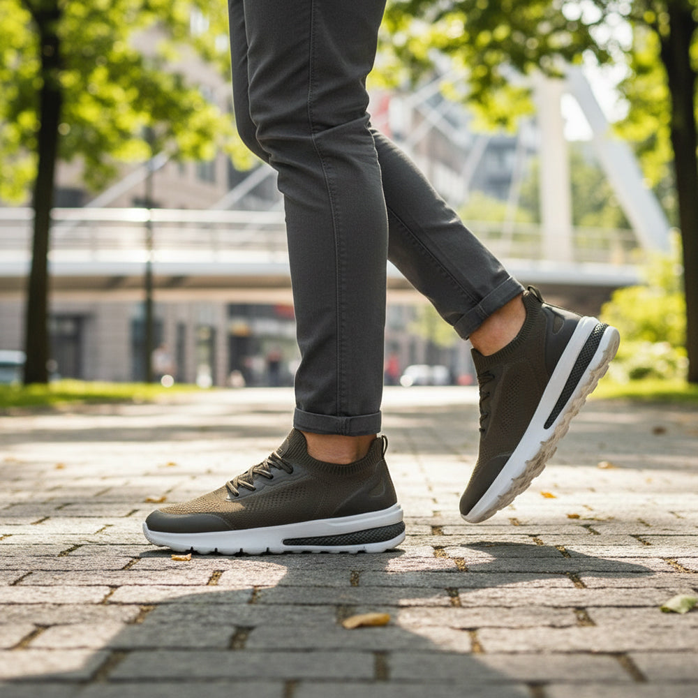 BASKET GEOX U SPHERICA VERT MILITAIRE