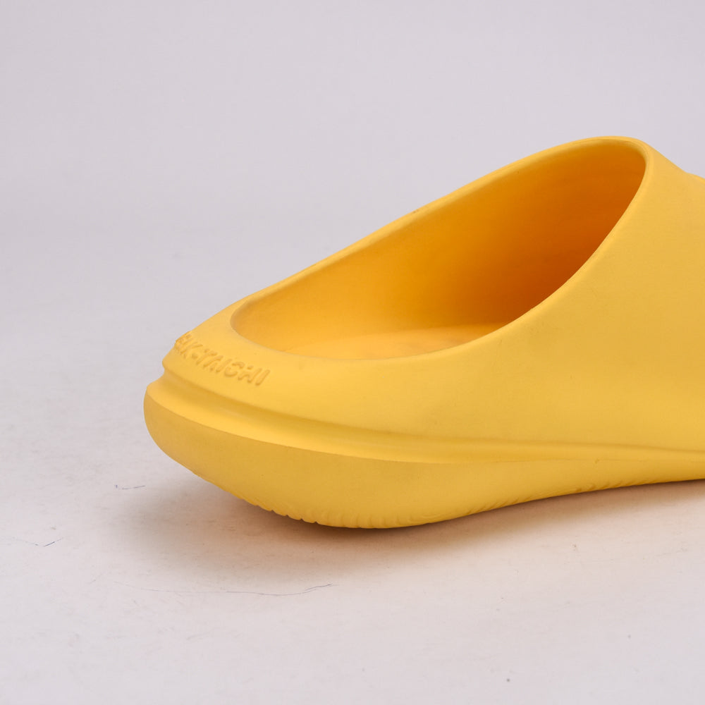 CLAQUETTE PEAK SLIPPERS CHUBBY MUSTARD YELLOW