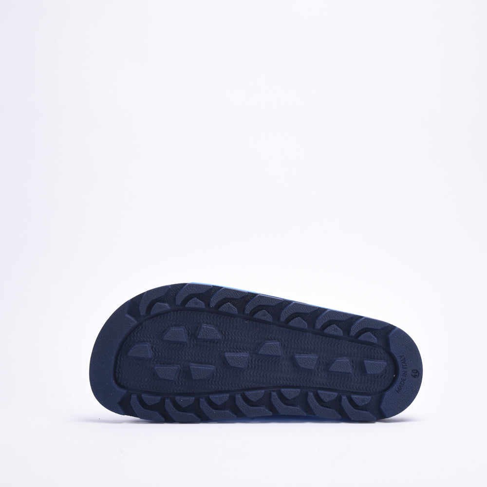 CIABATTA UOMO BLUBBER - LOGO AZZURRO - BLU